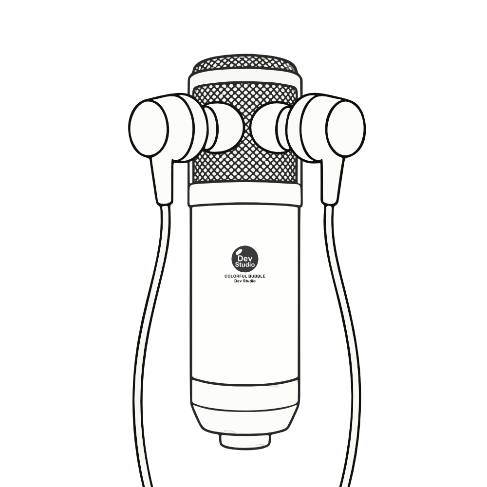 セットアップ：マイクにヘッドホンを近づける